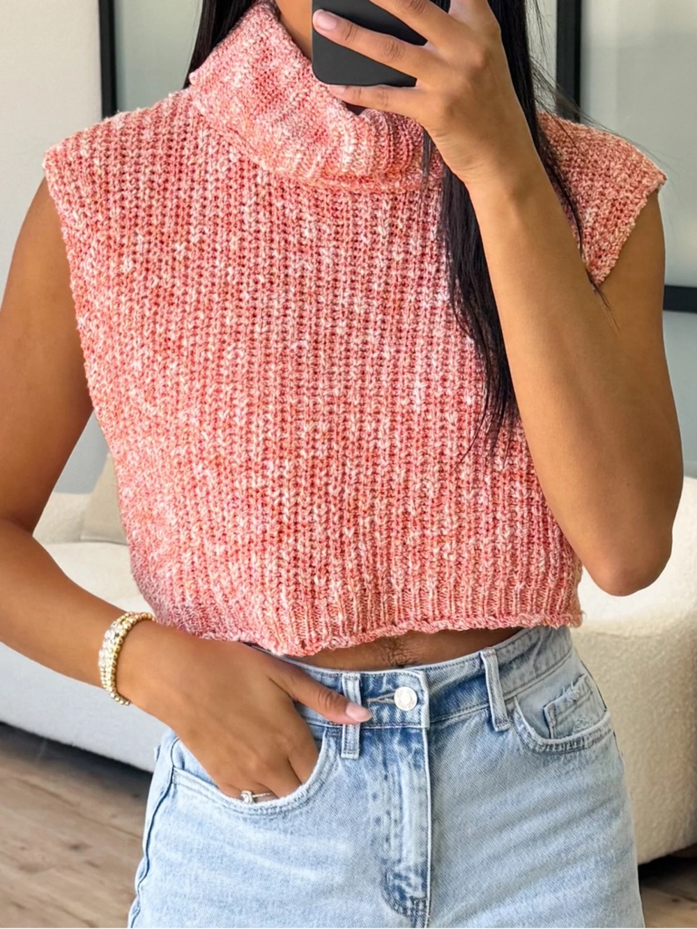 NEW Talulah Bridget Cowl Sweater Vest : Large